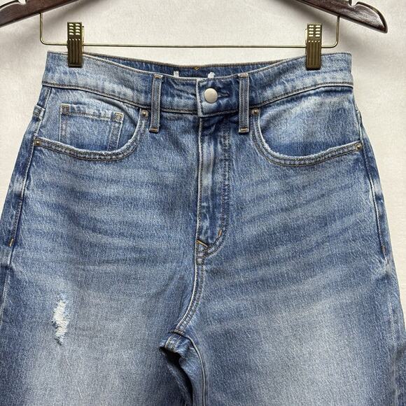 EVEREVE Ever Vintage Barrel Wide Leg Jeans Midwash Blue Women’s Size 27 - Picture 6 of 16